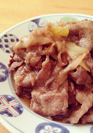 牛肉と白ねぎの甘辛煮-レシピのメイン写真