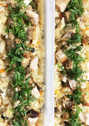 簡単！弁当に最適！香ばし鶏の炊き込み御飯-レシピのメイン写真