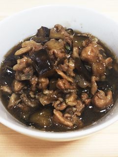 豚肉とナスとシソの甘辛炒め煮〜魯肉飯風-レシピのメイン写真