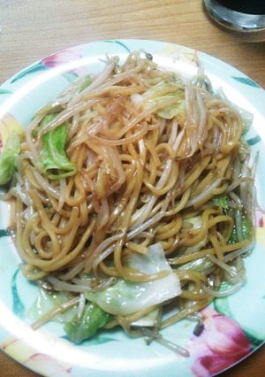 トンコツ焼きそば-レシピのメイン写真