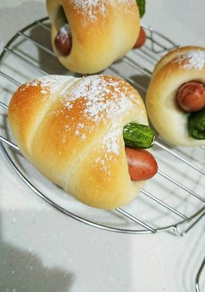 上品♡ウインナー＆ししとうのぐるぐるパン-レシピのメイン写真