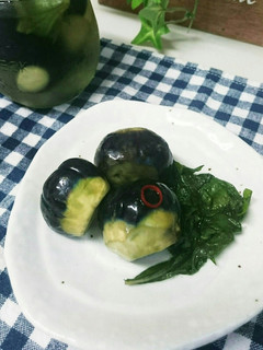 《山形の味》丸茄子のお漬物-レシピのメイン写真