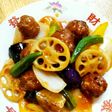 肉団子と夏野菜の酢豚