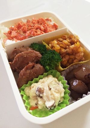 毎日男弁当⁂豚ヒレ肉の塩麹焼き弁当-レシピのメイン写真