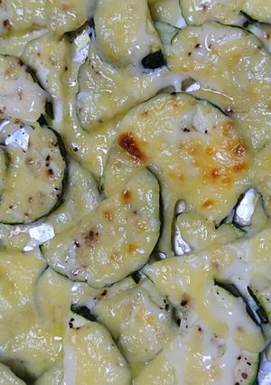 簡単!ズッキーニのまよちー焼き-レシピのメイン写真