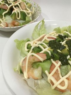 エビとアボカドの冷やし中華♡-レシピのメイン写真