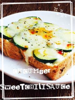 夏☆きゅうりのスイチリマヨチートースト-レシピのメイン写真