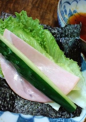 レタス海苔巻サラダ-レシピのメイン写真