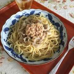 舞茸とツナの簡単和風パスタ-レシピのメイン写真