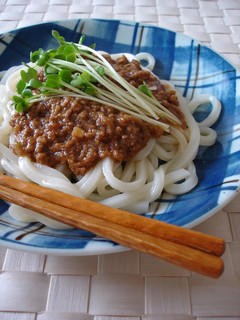 肉味噌5分のジャージャーうどん-レシピのメイン写真