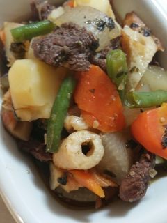 ハラミと竹輪と野菜の焼き肉タレ煮★-レシピのメイン写真