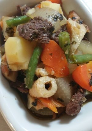 ハラミと竹輪と野菜の焼き肉タレ煮★-レシピのメイン写真