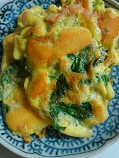三つ葉とチーズの卵焼き-レシピのメイン写真