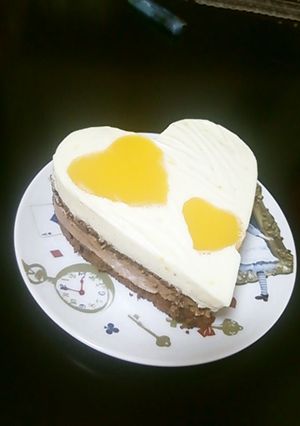 オレンジ＆ヨーグルト＆チョコの三層ムース-レシピのメイン写真