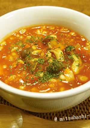 新食感!食べるもち麦スープ-レシピのメイン写真