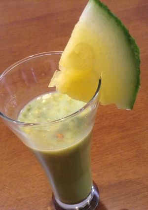 スイカと抹茶のスムージー-レシピのメイン写真