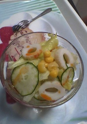 ごま香る♪ちくわサラダ-レシピのメイン写真