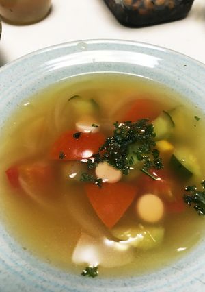 冷蔵庫にある物でコンソメスープ-レシピのメイン写真