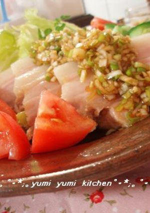 茹で豚を美味しく☆ねぎたれ-レシピのメイン写真