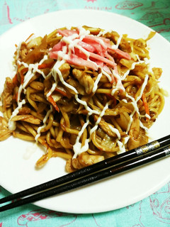 鶏ハムDE子供喜ぶ焼きちゃんぽん♪-レシピのメイン写真