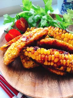 とうもろこしのバター醤油唐揚げ-レシピのメイン写真