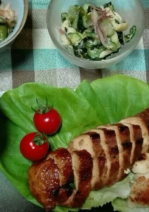 とりむね肉の幽庵焼き-レシピのメイン写真