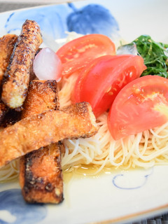 サクサク揚げのぶっかけそうめん-レシピのメイン写真