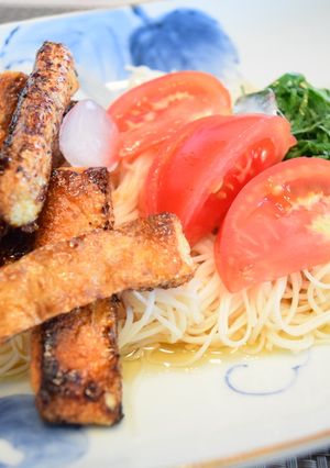 サクサク揚げのぶっかけそうめん-レシピのメイン写真