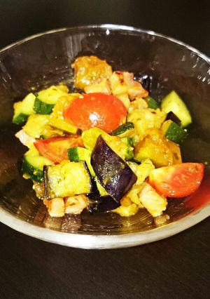 何でも入れちゃう！夏野菜のサラダ-レシピのメイン写真