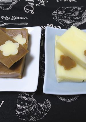 【かわいい】薄力粉で2色のういろう♪-レシピのメイン写真