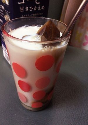 コーヒー氷のアイスカフェオレ-レシピのメイン写真