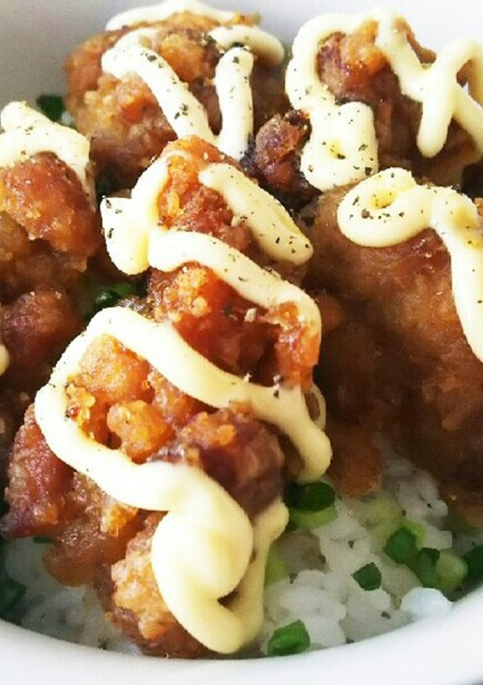 昨日の残り物がお手軽☆唐揚げ丼☆超簡単❗-レシピのメイン写真