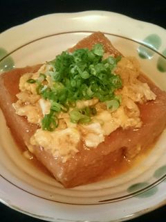 簡単!厚揚げの卵とじ☆-レシピのメイン写真