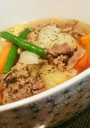 バシル肉じゃが-レシピのメイン写真