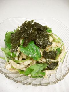 ささ身と三つ葉の和え物-レシピのメイン写真