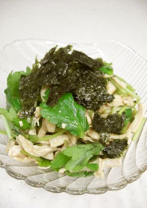 ささ身と三つ葉の和え物-レシピのメイン写真