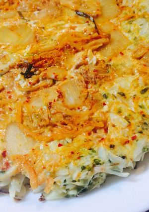 ♡キムマヨお好み焼き♡-レシピのメイン写真