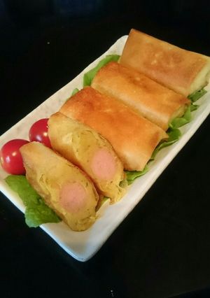 カレーじゃがとウインナーの春巻き☆-レシピのメイン写真