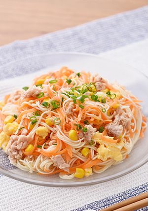 人参しりしりそうめんチャンプルー-レシピのメイン写真