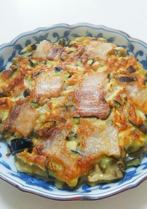 ナスのお好み焼き-レシピのメイン写真