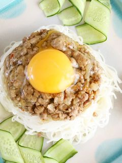 【TKS】肉味噌素麺-レシピのメイン写真