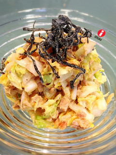シャキっと白菜ごまマヨ風味のツナサラダ-レシピのメイン写真