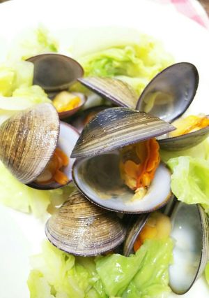 シジミとキャベツの酒蒸し-レシピのメイン写真