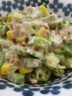 オクラとツナの和え物-レシピのメイン写真