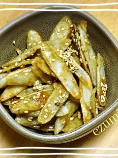 甘辛揚げごぼう☆-レシピのメイン写真