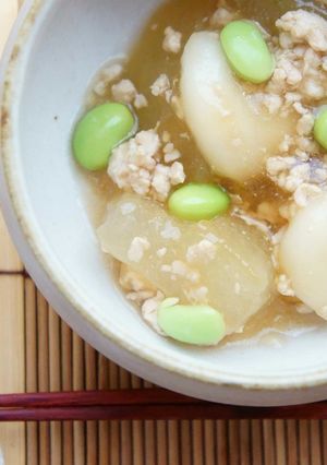 白玉入り冬瓜のそぼろあん-レシピのメイン写真