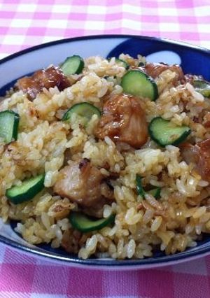 やきとりときゅうりのカレーチャーハン-レシピのメイン写真