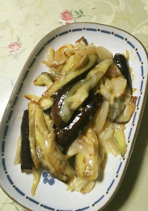 ☆なすのチーズカレー風味炒め☆-レシピのメイン写真