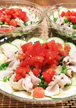トマトたっぷりの豚しゃぶ☆トマポン酢！-レシピのメイン写真