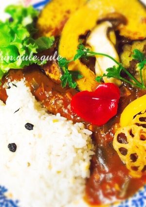 簡単、ムーミンカフェ気分？のカレー-レシピのメイン写真